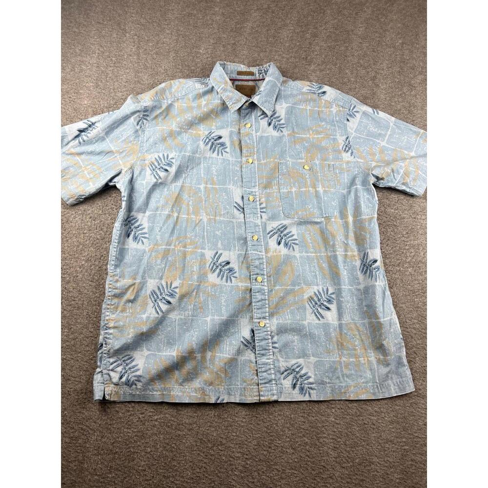 St. John's Bay Large Mens Short‎ Sleeve Button Up Shirt